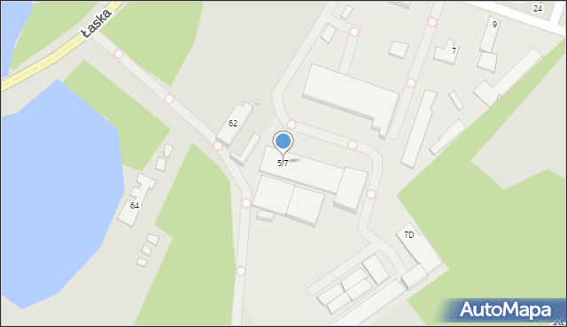 Konstantynów Łódzki, Srebrzyńska, 5/7, mapa Konstantynów Łódzki