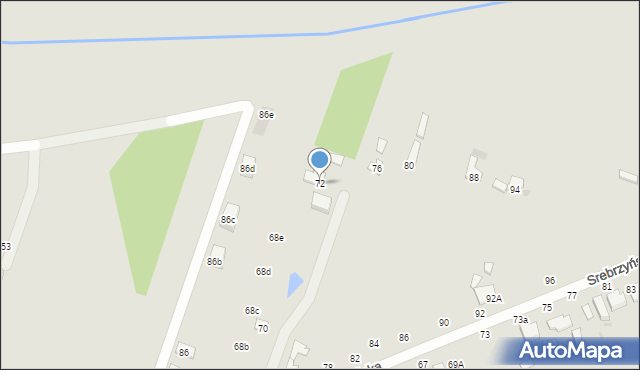 Konstantynów Łódzki, Srebrzyńska, 72, mapa Konstantynów Łódzki