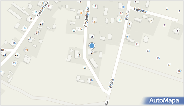 Lemierzyce, Śródmiejska, 17, mapa Lemierzyce