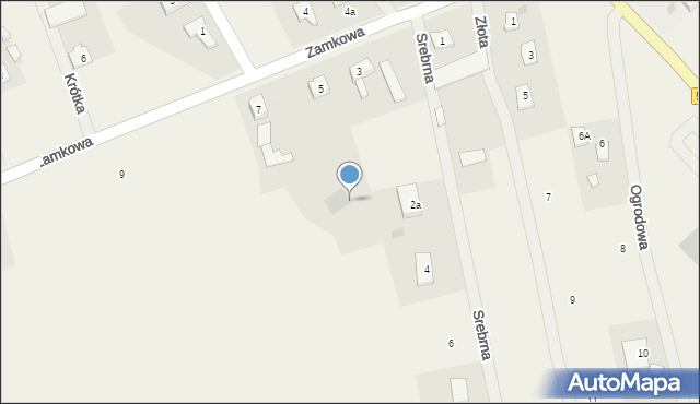 Łubianka, Srebrna, 2b, mapa Łubianka