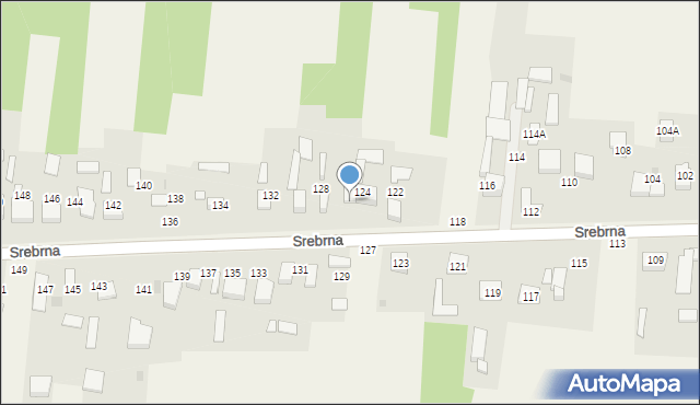 Marianka Rędzińska, Srebrna, 126, mapa Marianka Rędzińska