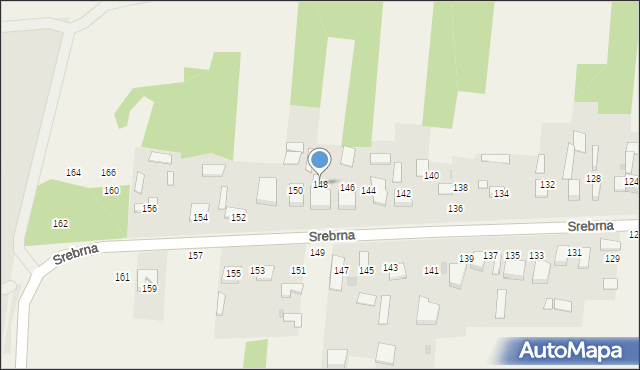 Marianka Rędzińska, Srebrna, 148, mapa Marianka Rędzińska