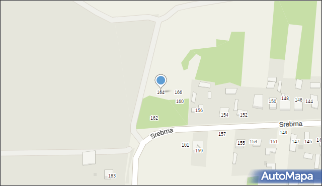 Marianka Rędzińska, Srebrna, 164, mapa Marianka Rędzińska