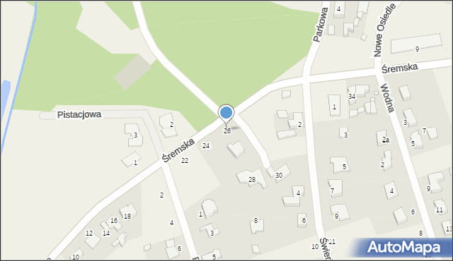 Mechlin, Śremska, 26, mapa Mechlin