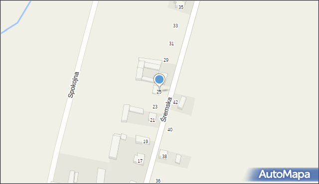 Mórka, Śremska, 25, mapa Mórka