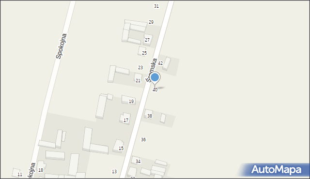 Mórka, Śremska, 40, mapa Mórka