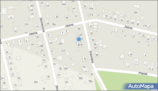 Mosina, Śremska, 51, mapa Mosina