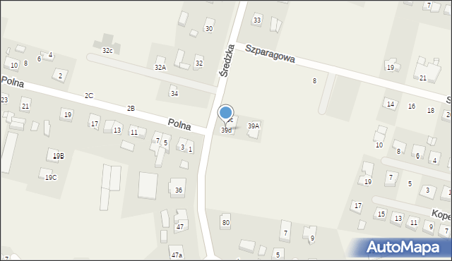 Paczkowo, Średzka, 39d, mapa Paczkowo
