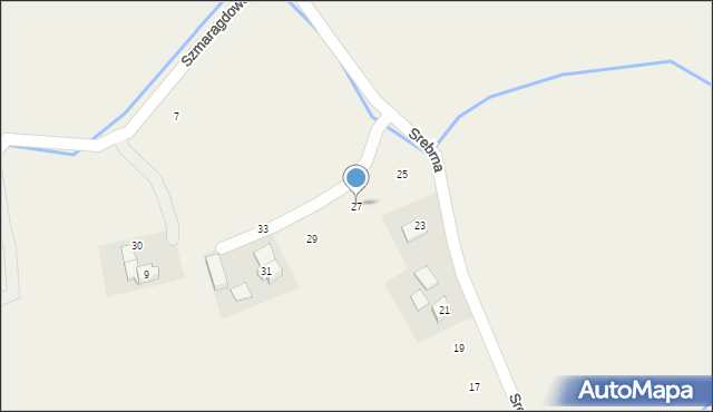 Rudze, Srebrna, 27, mapa Rudze