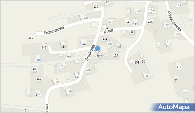 Sanka, Środkowa, 20, mapa Sanka