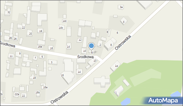 Skalmierzyce, Środkowa, 4, mapa Skalmierzyce