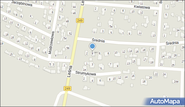 Solec Kujawski, Średnia, 4, mapa Solec Kujawski