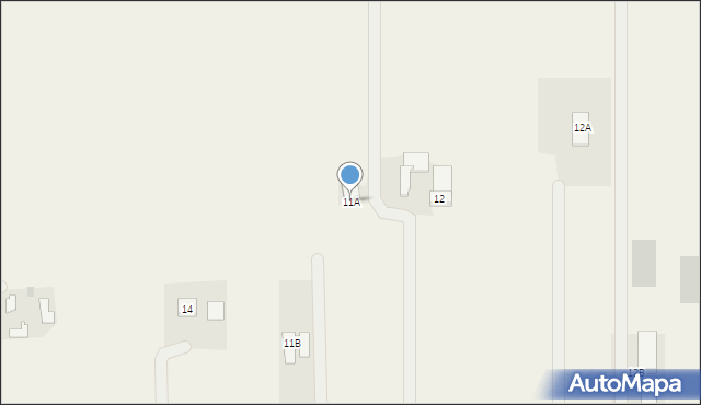 Srebrna, Srebrna, 11A, mapa Srebrna