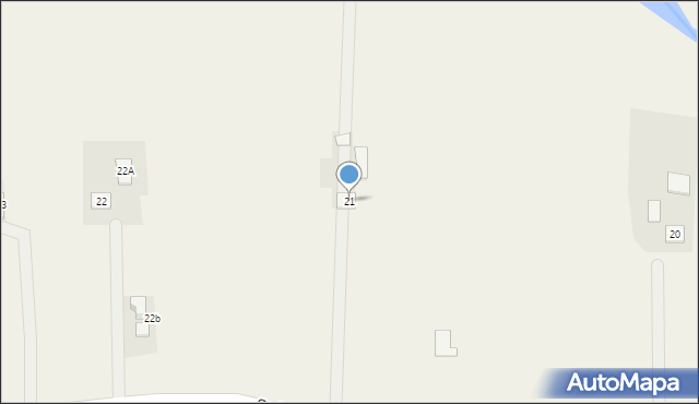 Srebrna, Srebrna, 21, mapa Srebrna