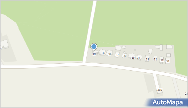 Srebrna, Srebrna, 40, mapa Srebrna