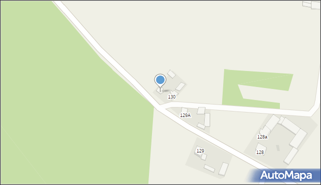 Srebrna, Srebrna, 130A, mapa Srebrna