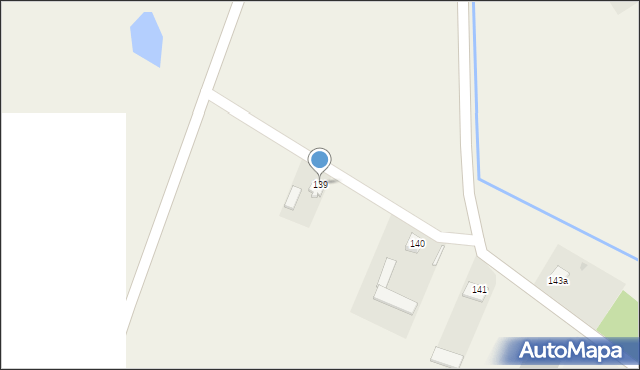 Srebrna, Srebrna, 139, mapa Srebrna