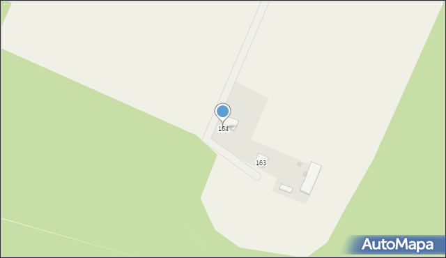 Srebrna, Srebrna, 164, mapa Srebrna