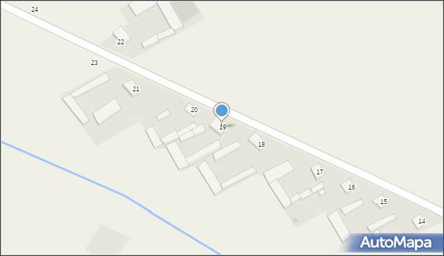 Srebrna, Srebrna, 19, mapa Srebrna