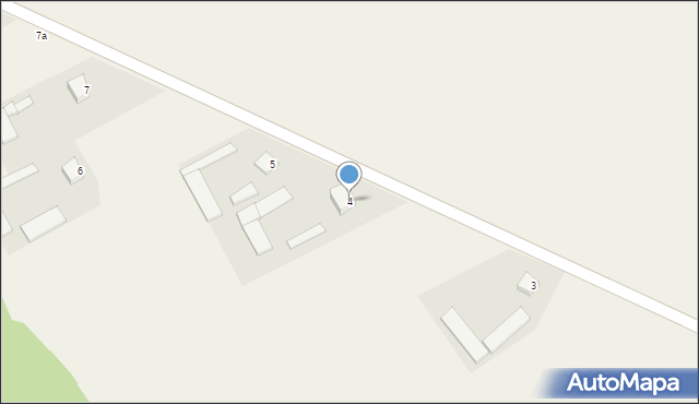 Srebrna, Srebrna, 4, mapa Srebrna