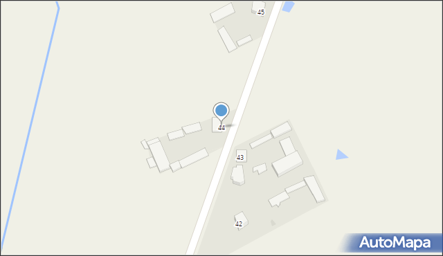 Srebrna, Srebrna, 44, mapa Srebrna