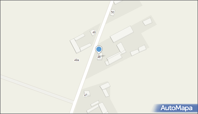 Srebrna, Srebrna, 48, mapa Srebrna