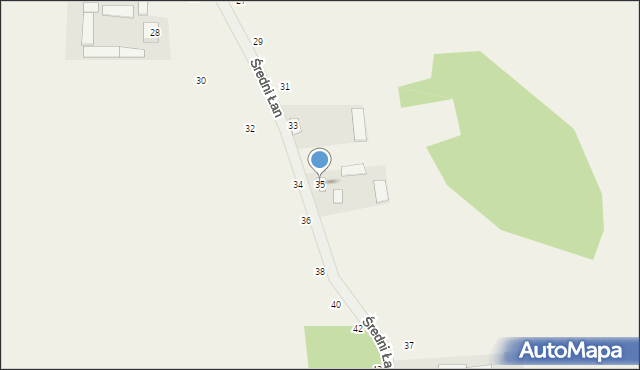 Średni Łan, Średni Łan, 35, mapa Średni Łan
