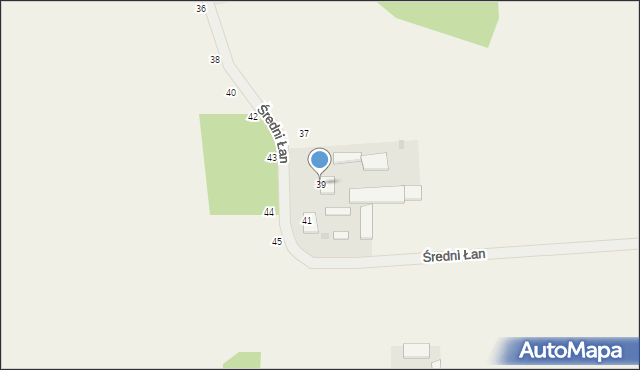 Średni Łan, Średni Łan, 39, mapa Średni Łan