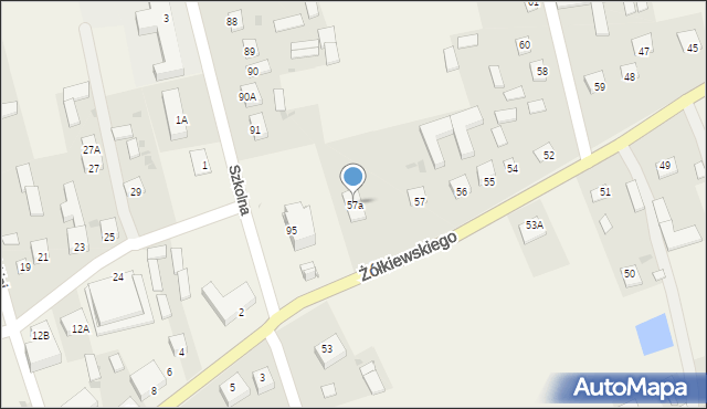 Średnia Wieś, Średnia Wieś, 57a, mapa Średnia Wieś