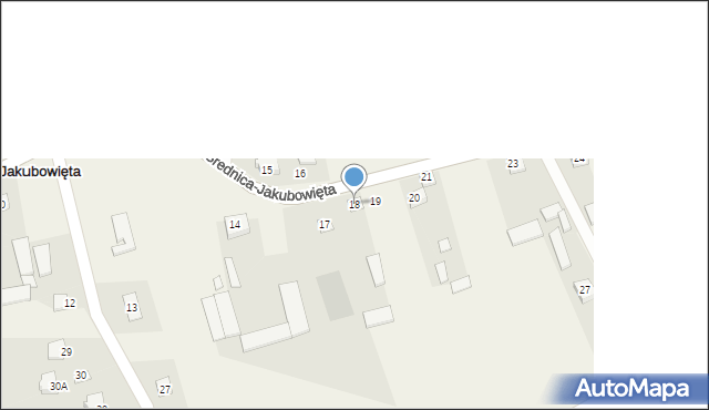 Średnica-Jakubowięta, Średnica-Jakubowięta, 18, mapa Średnica-Jakubowięta