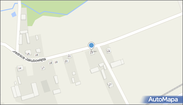 Średnica-Jakubowięta, Średnica-Jakubowięta, 23, mapa Średnica-Jakubowięta