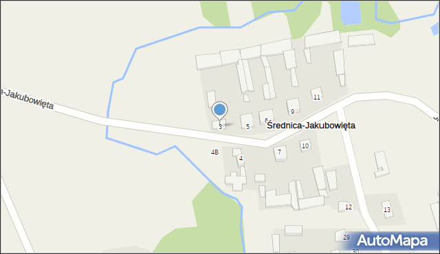 Średnica-Jakubowięta, Średnica-Jakubowięta, 3, mapa Średnica-Jakubowięta