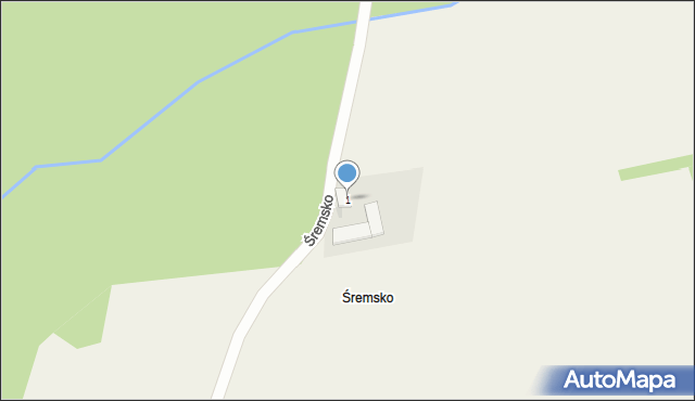 Śremsko, Śremsko, 1, mapa Śremsko