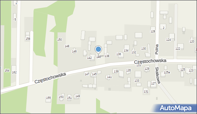 Srocko, Srocko, 140, mapa Srocko