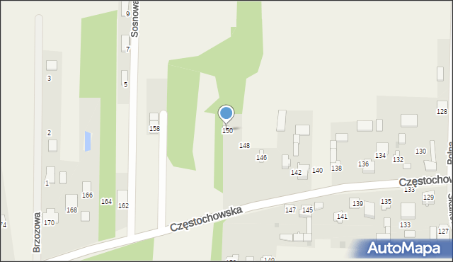 Srocko, Srocko, 150, mapa Srocko