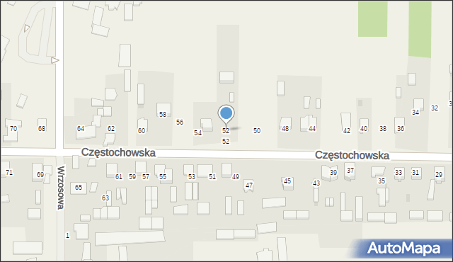 Srocko, Srocko, 52, mapa Srocko