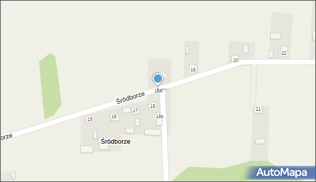 Śródborze, Śródborze, 18A, mapa Śródborze