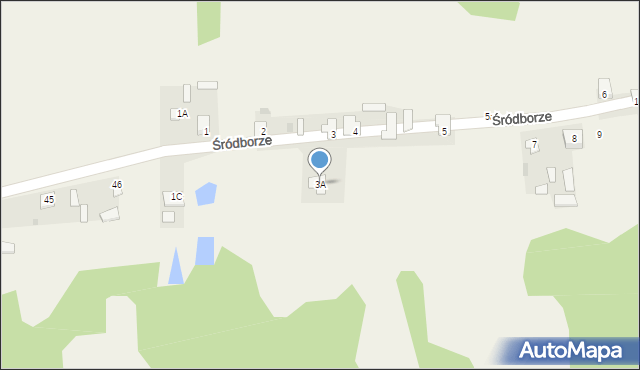 Śródborze, Śródborze, 3A, mapa Śródborze