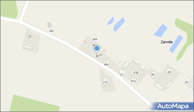 Śródborze, Śródborze, 48, mapa Śródborze