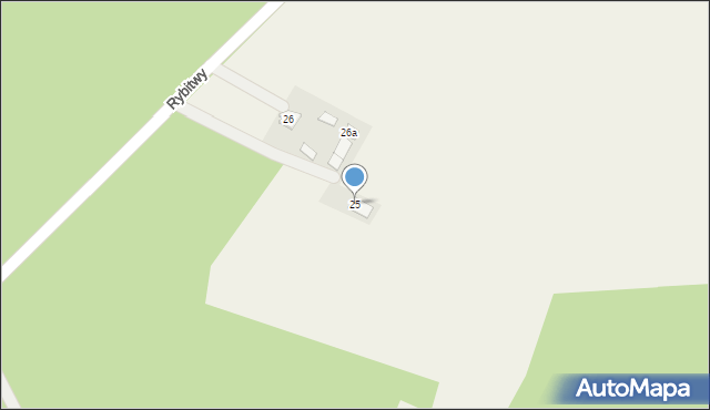 Śródborze, Śródborze, 25, mapa Śródborze