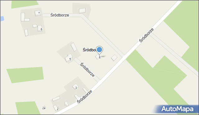 Śródborze, Śródborze, 4, mapa Śródborze