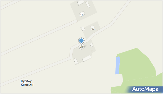 Śródborze, Śródborze, 42, mapa Śródborze