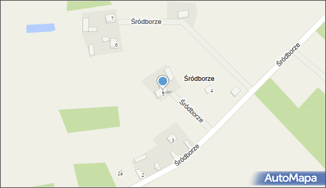 Śródborze, Śródborze, 5, mapa Śródborze
