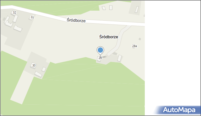 Śródborze, Śródborze, 29, mapa Śródborze