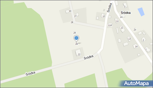 Śródka, Śródka, 24, mapa Śródka
