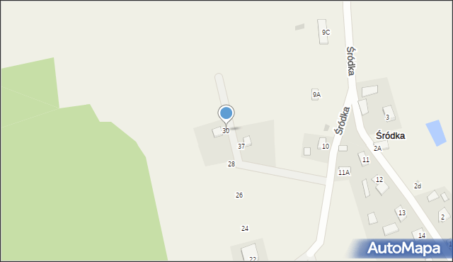 Śródka, Śródka, 30, mapa Śródka