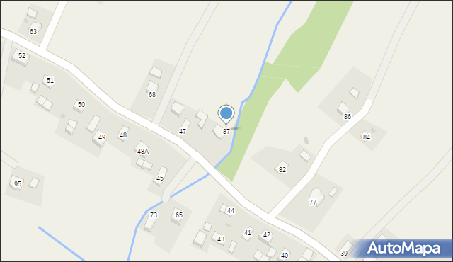 Srogów Dolny, Srogów Dolny, 87, mapa Srogów Dolny