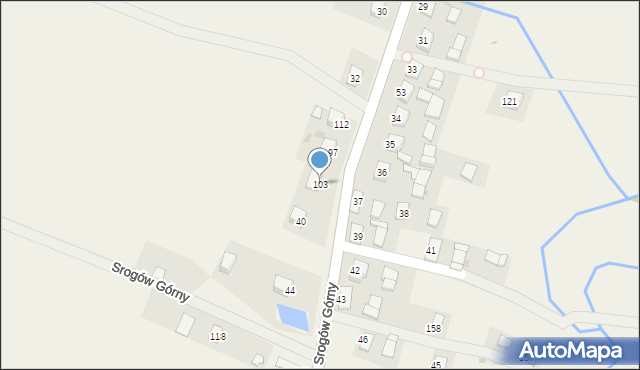 Srogów Górny, Srogów Górny, 103, mapa Srogów Górny