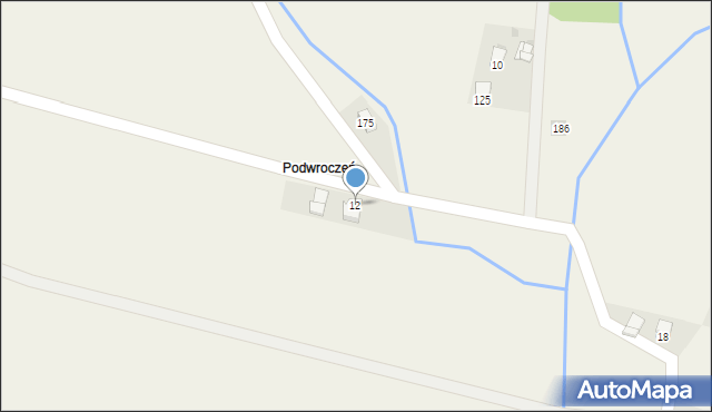 Srogów Górny, Srogów Górny, 12, mapa Srogów Górny