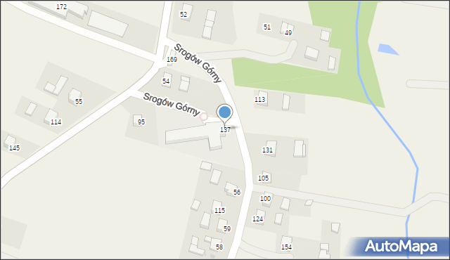 Srogów Górny, Srogów Górny, 137, mapa Srogów Górny
